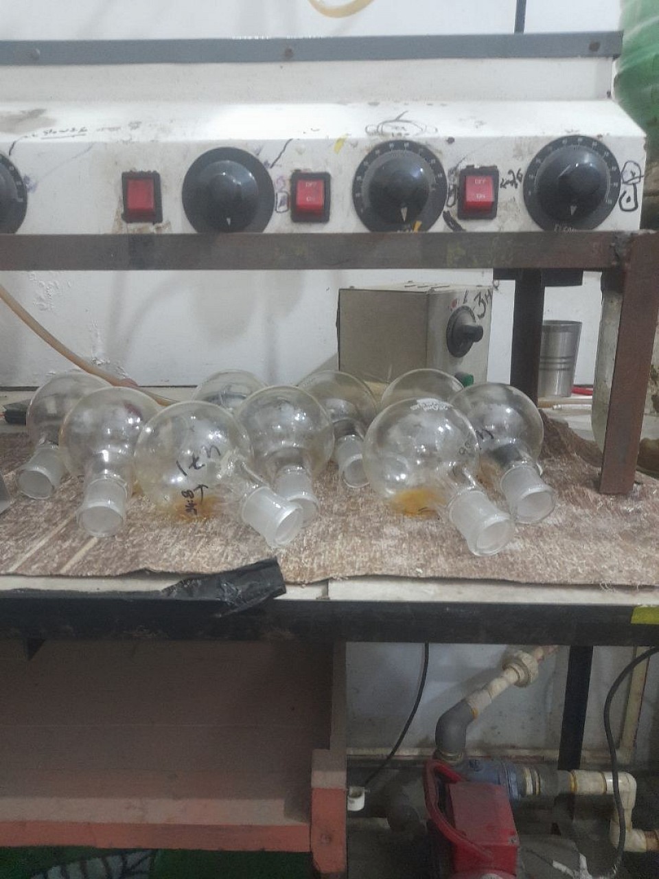 Oil extraction from rb vie hexane