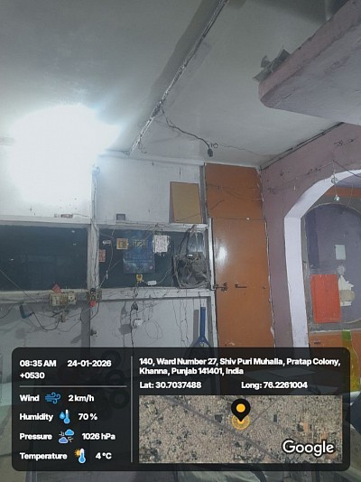 A cabin room laboratry room where weghing of sample occurs on weighing balance and making thimbles to pour sample 10g of rice bran in it