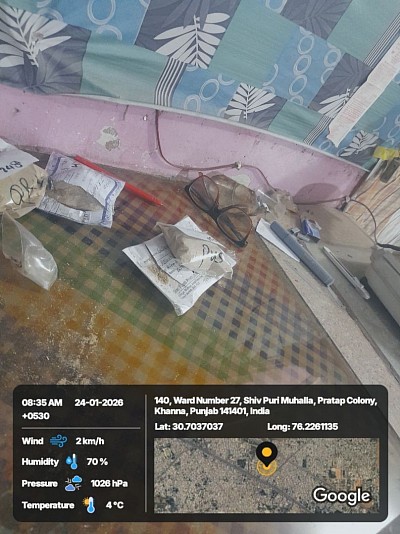 Use only 10 grams sample rice bran