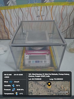Digital weighing balance