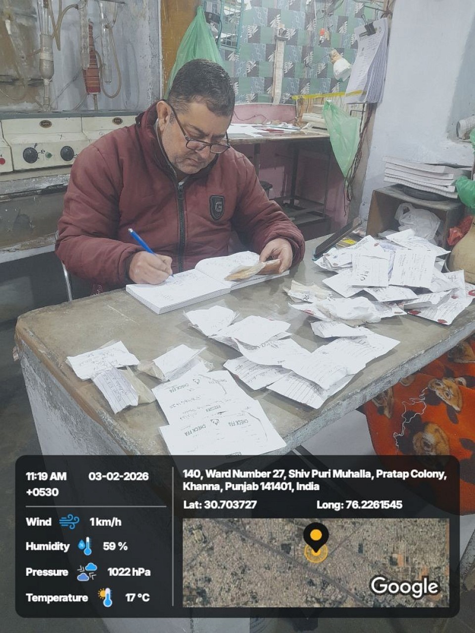 Written reports and accounting oc rb samples